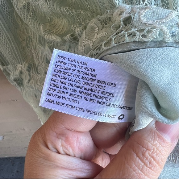 Xhilaration Lace Sleeveless Top Size M Hippie Peasant Boho - Picture 3 of 4